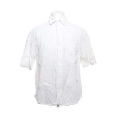 Korte mouwen shirt (Wit) van Zara Katoen, Linnen