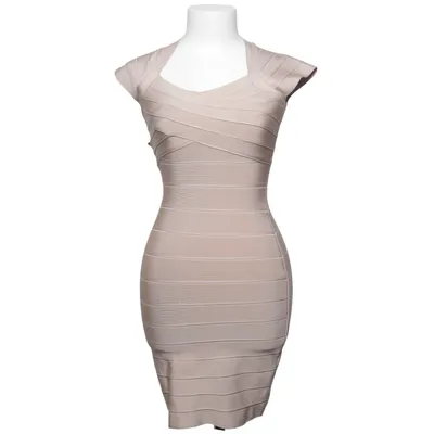 Dress (Beige) Elastane, Polyamide, Viscose