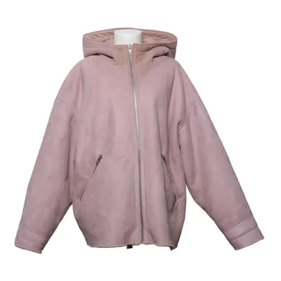 Shearling jacket (Pink) from Weekday Acrylic, Polyester