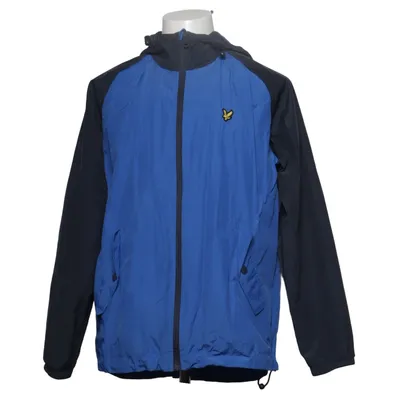Outdoor jacket (Blue, Black) from Lyle & Scott Cotton, Polyamide, Polyester