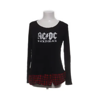 Långärmad t-shirt (Svart, Röd) från ACDC Bomull, Viskos