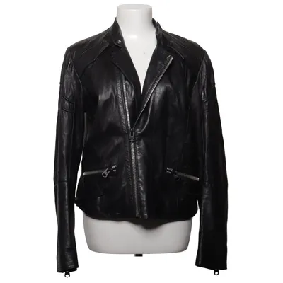 Bikerjakke (Sort) fra G-Star Raw Bomuld, Læder, Polyester