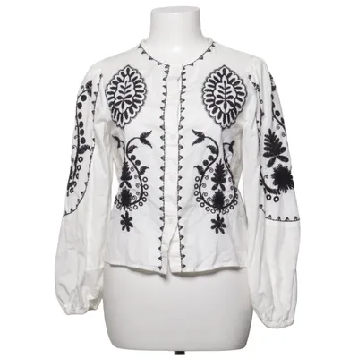 Blouse (Wit, Zwart) van Zara Polyester