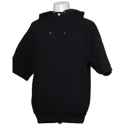 Short sleeve hoodie (Black) from ASOS Cotton, Elastane
