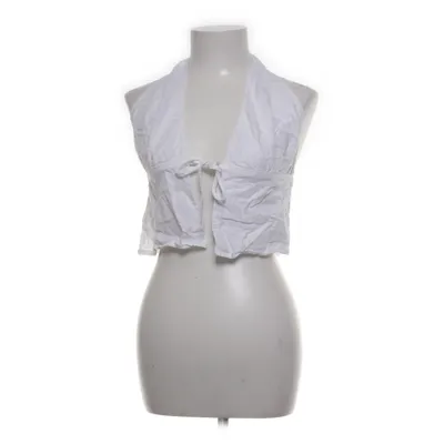 Halter neck top (White) from Melville Linen, Viscose