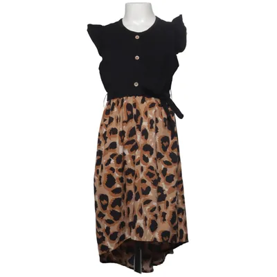 Kjole (Sort, Brun, Flerfarvet) fra PatPat Bomuld, Elastan, Polyester