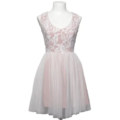 Cocktailkleid (Pink, Weiß) von Koton Elasthan, Polyester, Viskose