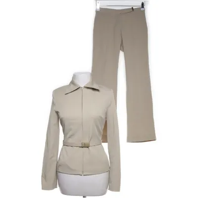 Kostym (Beige) från Mango Polyamid, Elastan