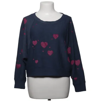 Collegetröja (Blå, Rosa) från Chasor Elastan, Polyester, Viskos