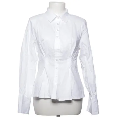 Shirt (Wit) van Boohoo Katoen, Elastaan