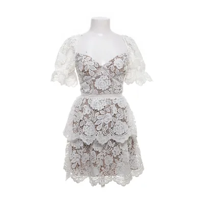 Cocktailjurk (Wit) van Self-Portrait Elastaan, Polyamide, Polyester