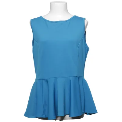 Peplum top (Blauw) van Papaya Elastaan, Polyester