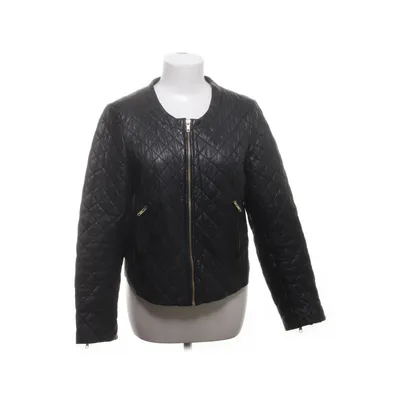 Leren jack (Zwart) van Soaked in Luxury