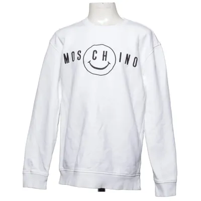 Sweatshirt (White) from Moschino Teen Cotton, Elastane, Viscose