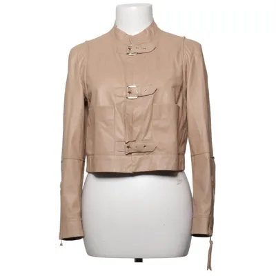 Veste en cuir (Beige) de Schumacher Cuir