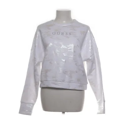 Collegetröja (Vit, Flerfärgad) från Guess Bomull, Polyester