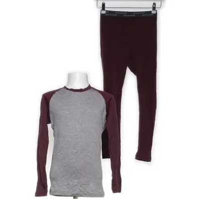 Pyjama (Rood, Grijs) van Ulvang Lyocell, Merinowol