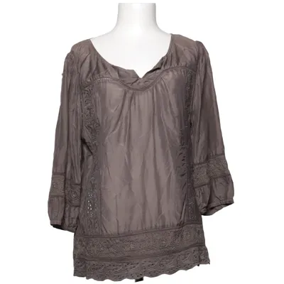 Blouse (Grijs) van ESPRIT Collection Katoen, Zijde