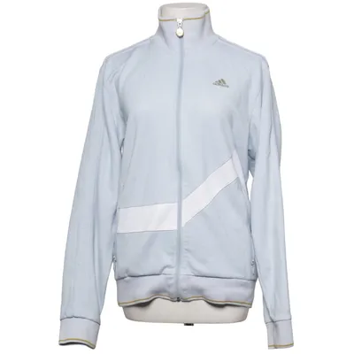 Træningsjakke (Blå, Hvid) fra Adidas Bomuld, Polyester