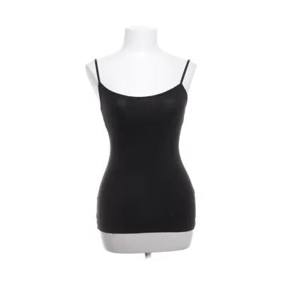 Tanktop (Zwart) van H&M Basic Katoen, Elastaan