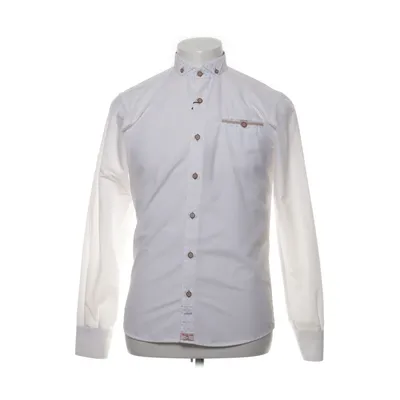 Buttondown-skjorta (Vit) från Yellow Skin Bomull, Polyester