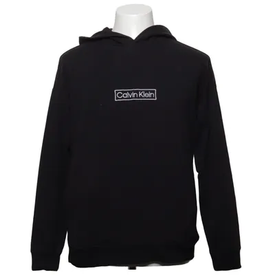 Capuchon sweater (Zwart) van Calvin Klein Sleepwear Katoen, Elastaan, Gerecycled polyester