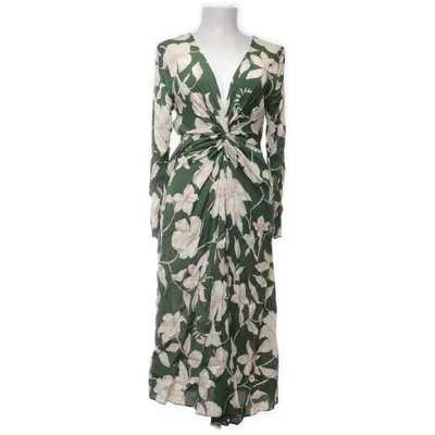 Långklänning (Grön, Vit, Beige) från Mango Polyester, Viskos