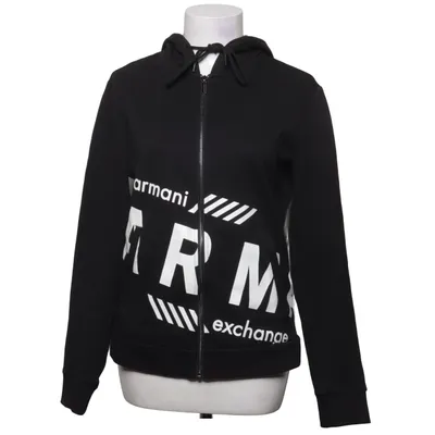 Huvtröja (Svart, Vit) från Armani Exchange Bomull, Elastan, Polyester