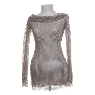 Cocktailklänning (Silverfärgad) från White Fox Elastan, Polyamid, Polyester