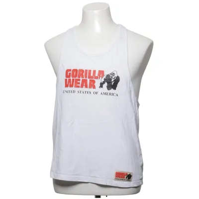 Tank Top (White) from Gorilla Wear Cotton