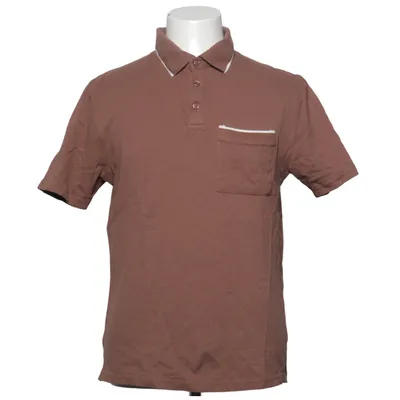 Polo shirt (Brown) from Riley Cotton, Elastane