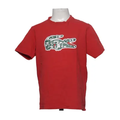 T-shirt (Rouge) de Lacoste Coton, Élasthane