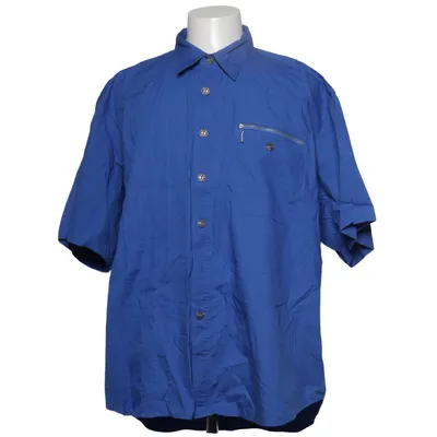 Short sleeve shirt (Blue) from Man's World Cotton