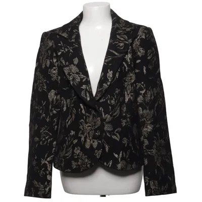 Blazer (Sort, Guld) fra Maxim Acetat, Polyester