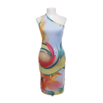 Jurk (Blauw, Meerkleurig) van Fiorucci Elastaan, Gerecycled polyester