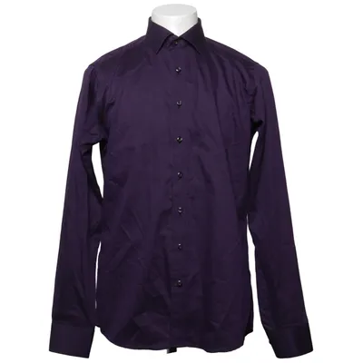 Skjorte (Lilla) fra Dressmann Premium Collection Bomuld