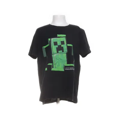 T-shirt (Svart, Grön) från Mojang Bomull, Polyester