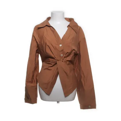 Blouse (Bruin) van Nanushka Katoen, Nylon