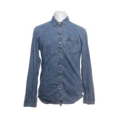 Denim blouse (Blauw) van Tommy Hilfiger Jeans Katoen