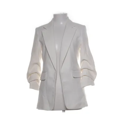 Blazer (Weiß) von H&M Elasthan, Polyester, Viskose