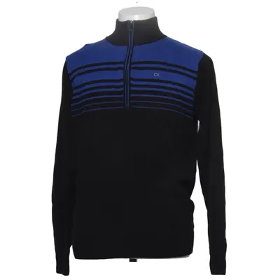 Turtleneck (Sort, Blå) fra Calvin Klein Golf Akryl, Bomuld