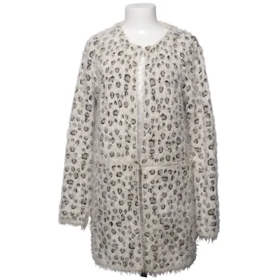 Strickjacke (Beige, Grau, Schwarz) von Lely Wood Acryl, Polyamid, Wolle