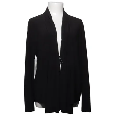 Cardigan (Black) from Erfo Elastane, Polyester