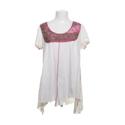 Top (Beige) from Agencies Turquoise Cotton