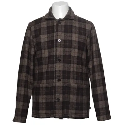 Skjortejakke (Brun, Beige) fra Matinique Polyester, Uld