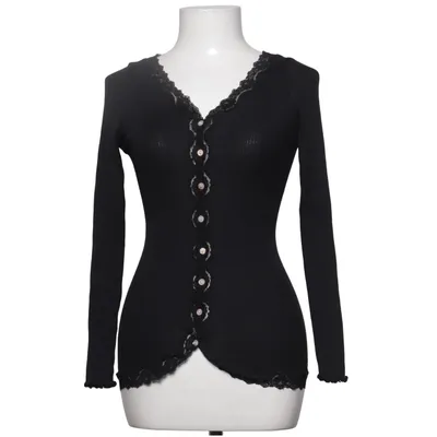 Cardigan (Black) from Rosemunde Cotton, Elastane, Polyamide, Silk