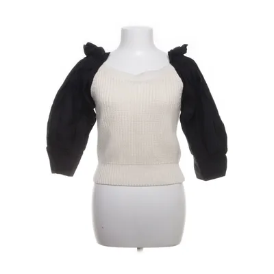 Top (Beige, Zwart) van Zara Katoen