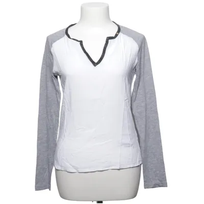 Top (Gray, White) from Gas Cotton, Modal, Viscose