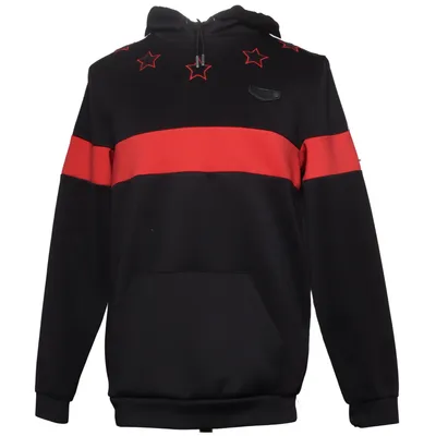 Hoodie (Black, Red) from Supply & Demand Elastane, Recycled polyester