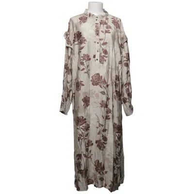 Dress (Beige, Brown) from Luxzuz Polyamide, Viscose